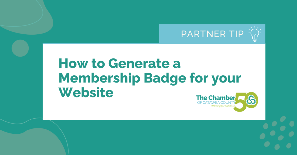 Website Banner Membership Badge